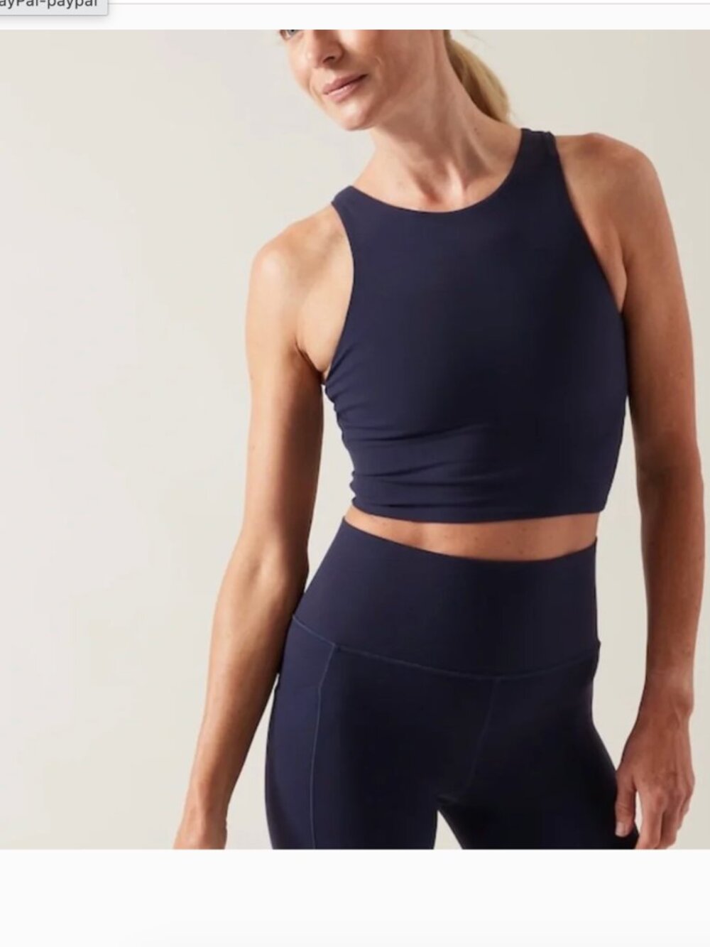 Athleta Conscious Crop Bra A-C, Size Medium